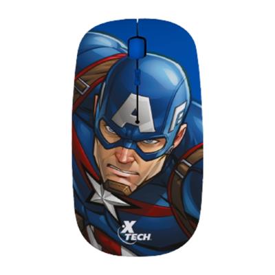 Mouse Xtech Xtm-D340ca Marvel Avengers Capitán Amé